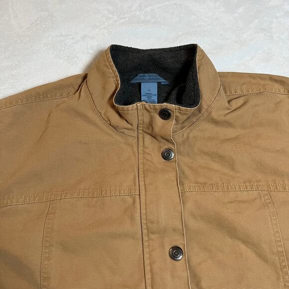 Duluth Trading Co Fleece Lined Full Zip Chore Coat Size XL Workwear Farm Casual - Picture 3 of 9
